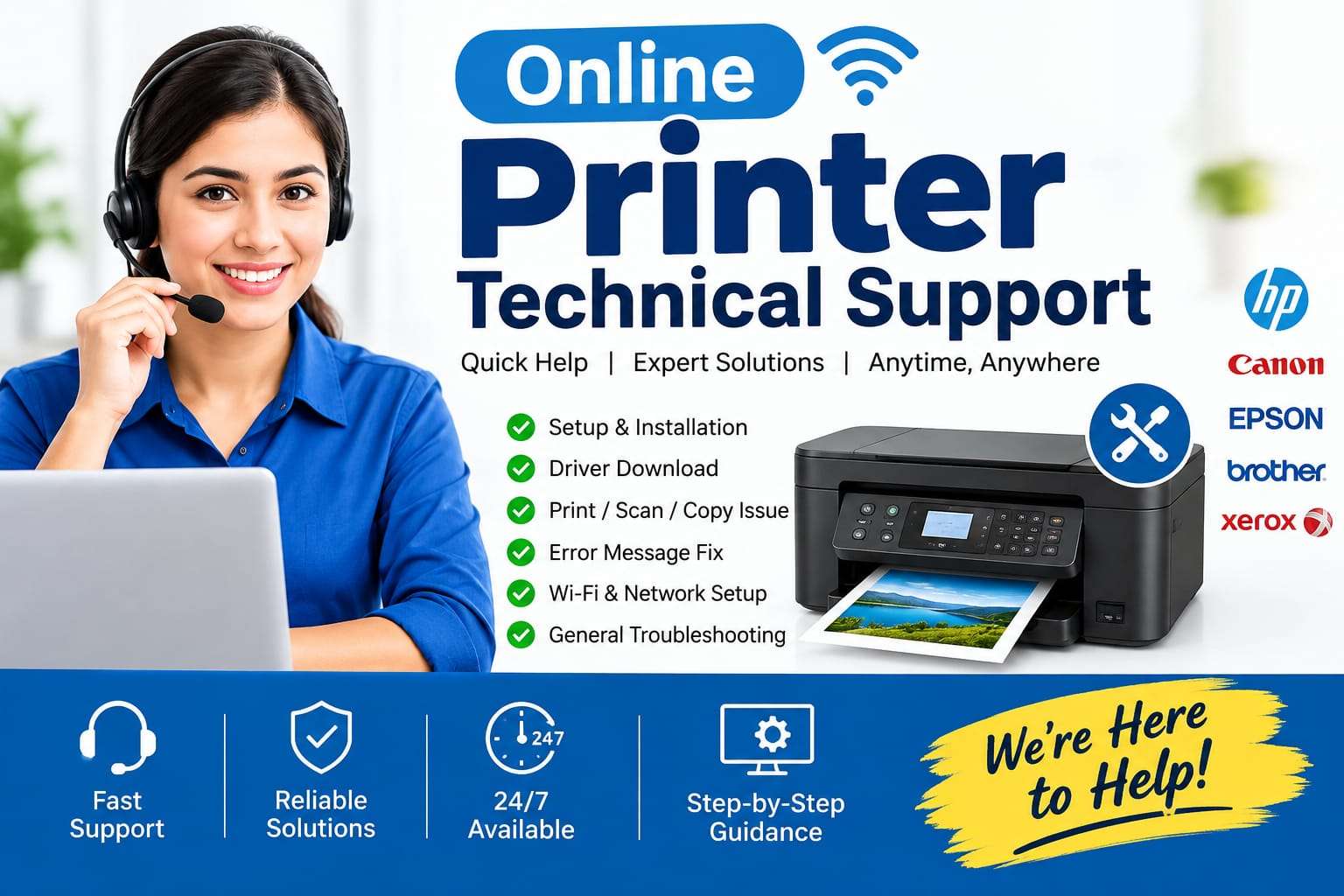 Online Printer Technical Support Guide